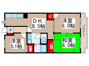 ペルテ・ミノールの物件間取画像